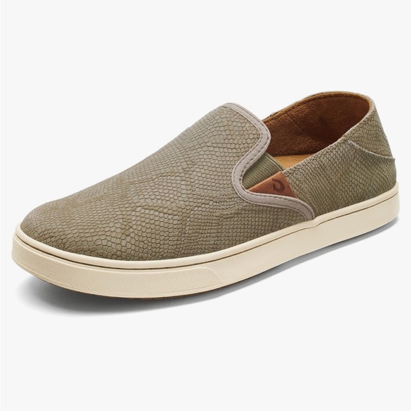 Baskets Olukai Pehuea Leather - Cuir Imperméable Doublure Peau Mouton